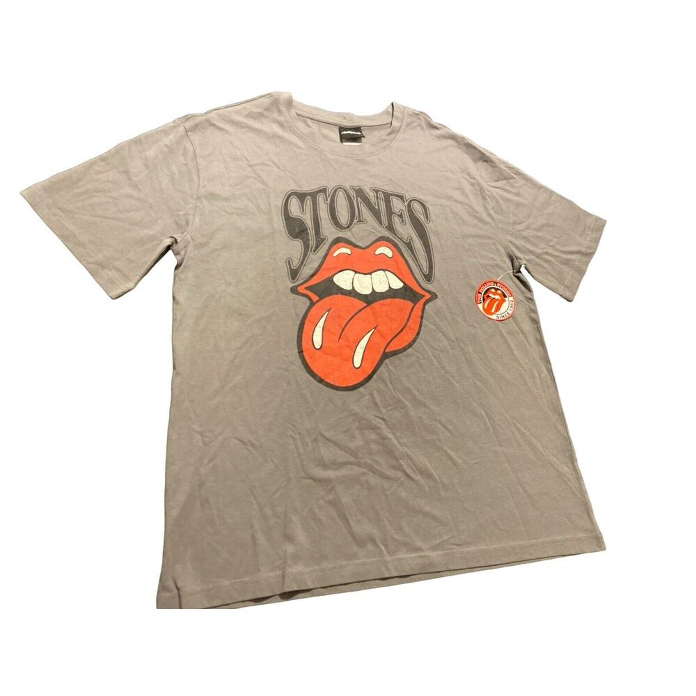 Rolling Stones Tshirt Size M‎ 100% Cotton Green Color 2023